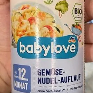 DM Babylove Gemüse-Nudel-Auflauf