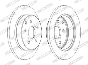 Bromsskiva FERODO DDF1846C