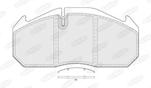 Bromsbelägg BERAL BCV29030TK