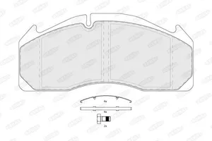 Bromsbelägg BERAL BCV29125TK