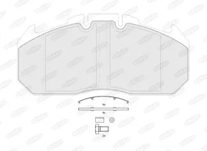 Bromsbelägg BERAL BCV29131TK