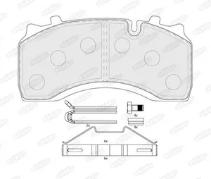 Bromsbelägg BERAL BCV29142TK