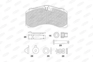 Bromsbelägg BERAL BCV29319TK