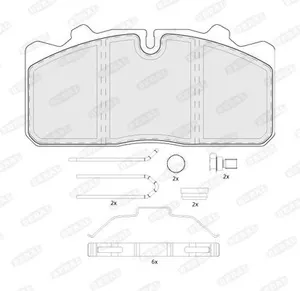 Bromsbelägg BERAL BCV29088TK