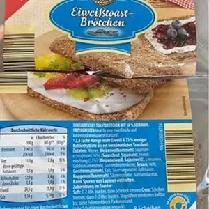 Eiweibreiches toastbrötchen