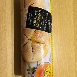 6 Sonntagsbrötchen - Teig zum Backen