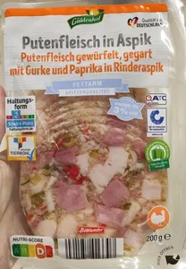 Putenfleisch in Aspik