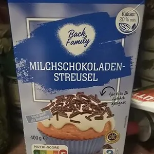 Milchschokoladen-Streusel