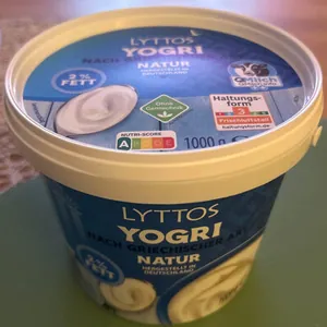 ALDI LYTTOS YOGRI nach griechischer Art 1kg 2.19€