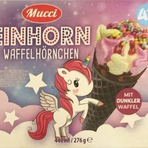 Einhorn Waffelhörnchen