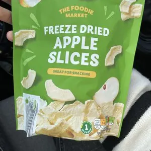 Freeze dried apple slices