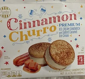 Cinnamon Churro Premium Ice Cream Sandwich