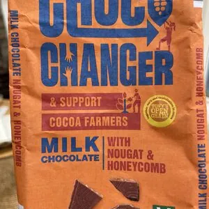 milk chocolate with nougat & honeycomb