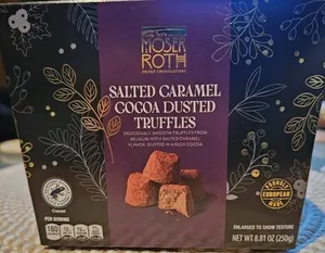 Salted Caramel Cocoa Dusted Truffles