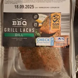 Grill Lachs Dill