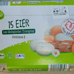 15 Bio-Eier