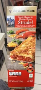 Roasted Pepper & Cheddar Cheese Strudel