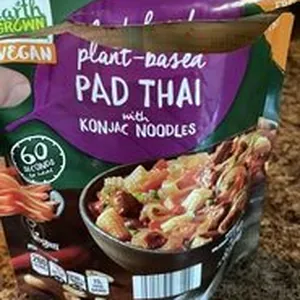 plant-based PAD THAI with KONJAC NOODLES