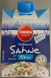Sahne zum Kochen 15% Fett