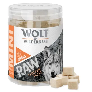 Wolf of Wilderness Mini RAW Snacks (frystorkat) - Kycklingfilé (60 g)