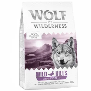 Wolf of Wilderness Mini Wild Hills - Duck med kyckling - 1 kg