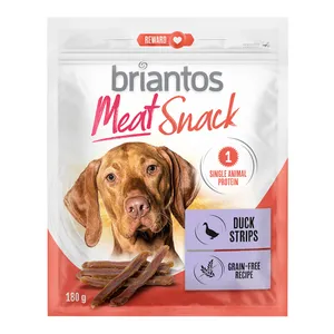 Briantos Meat Snacks med anka och kanin för hundar - Anka 180 g