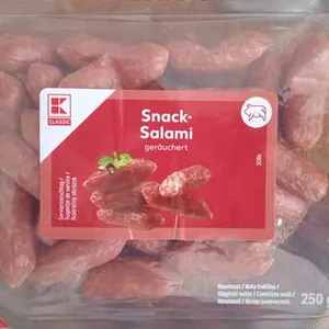 snack salami sausages