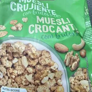MUESLI CRUJIENTE con frutos secos