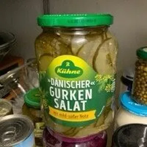 dänischer Gurkensalat (Gurke in Scheiben)