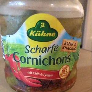 Scharfe Cornichons