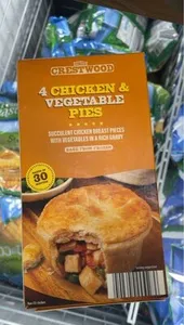 chicken and veg pies