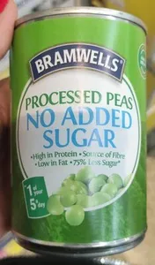 Processed peas