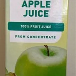 Apple juice from concentrate