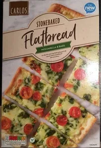 Stonebaked Flatbread Mozz&Basil Pizza