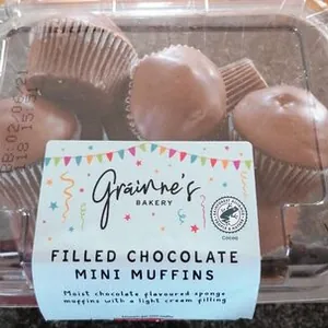 Filled Chocolate Mini Muffins