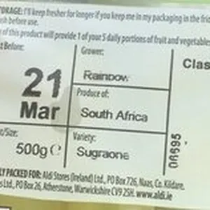 Seedless White Grapes