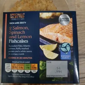 Aldi Salmon Spinach and Lemon Fishcakes