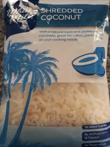 white mill shredded coconut