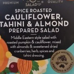 Spice Roasted Cauliflower Tahiti and Almond Prepared Salad