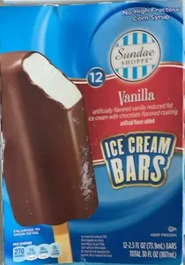 Ice cream bars - vanilla