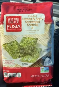 Sweet & Salty Seaweed Snacks
