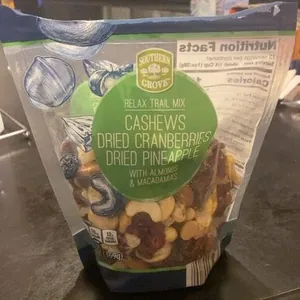 Cashews dried cranberries dried pineapple