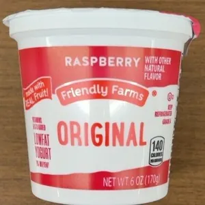 Raspberry yogurt