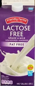 Lactose Free Fat Free