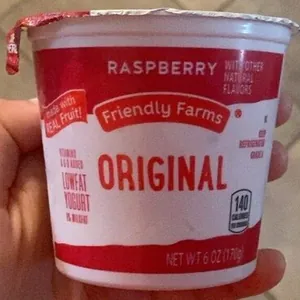 Raspberry yogurt