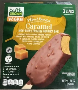Plant Based Caramel Non-Dairy Frozen Dessert Bar