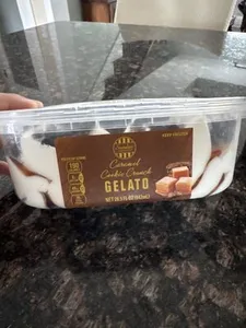 Caramel Cookie Crunch Gelato