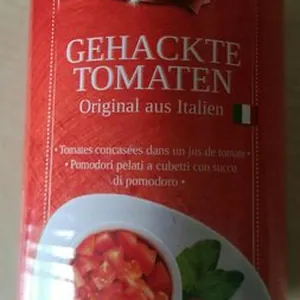 Gehackte Tomaten