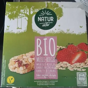 Barres de céréales aux fraises