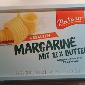 Margarine avec 12% de beurre